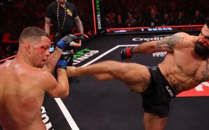 Майк Перрі достроково переміг Нейта Діаса на MVP MMA 1