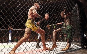 Гілберт Бернс привітав Алекса Перейру з перемогою над Ісраелем Адесаньєю