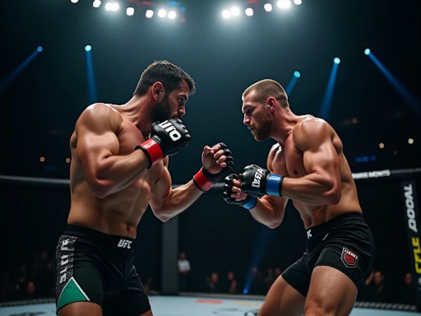 Статистика ударної активності в титульних боях UFC