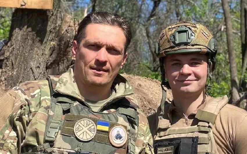 Олександр Усик: "Деякі хлопці на передовій запитували, що я там роблю"