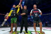 Ярослав Амосов у домінуючому стилі захистив титул Bellator у реванші проти Сторлі