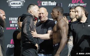 Результати зважування UFC on ESPN 63: Колбі Ковінгтон - Хоакін Баклі