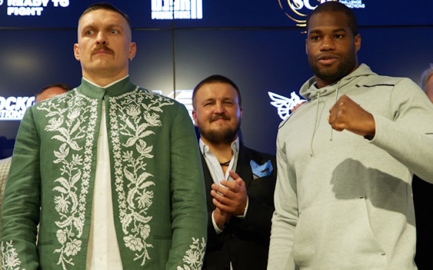 Слова Олександра Усика і Даніеля Дюбуа на фінальній пресконференції перед їхнім боєм