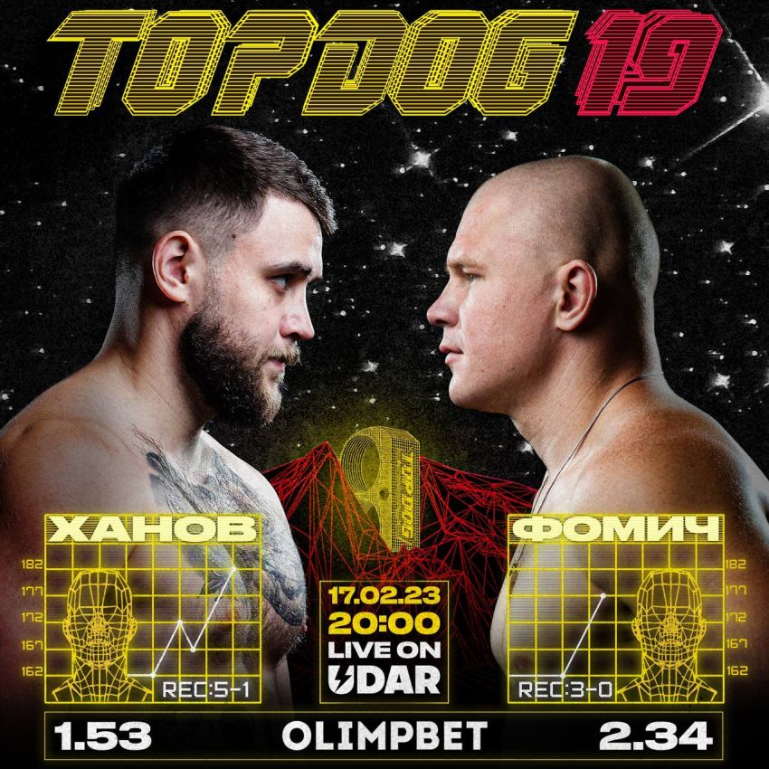 Пряма трансляція Top Dog FC 19