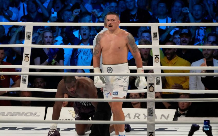 Олександр Усик відповів на звинувачення тренера Дюбуа в шахрайстві з шортами