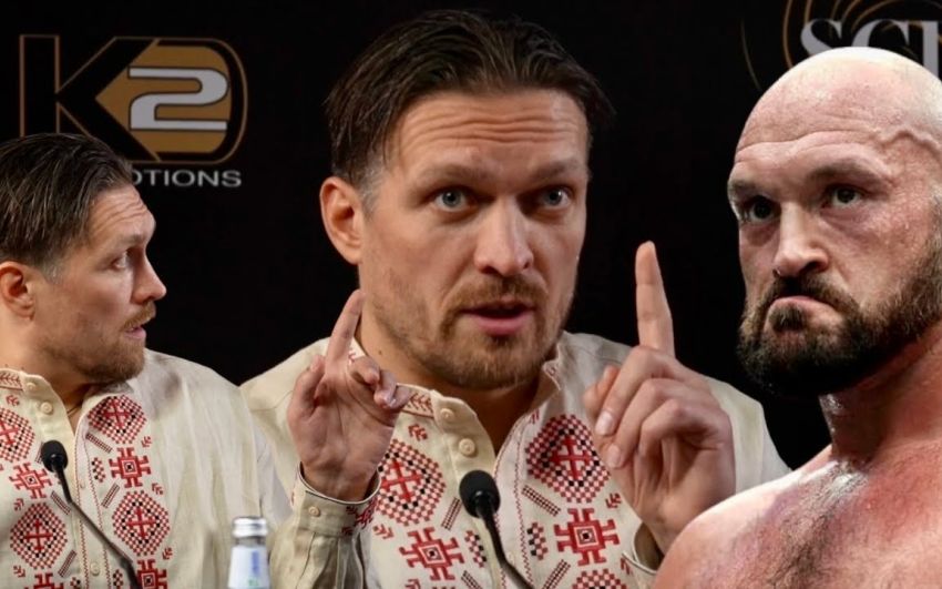 Олександр Усик розповів, чому Ф'юрі зриває їхній бій: "Я не знаю, що він собі думає"