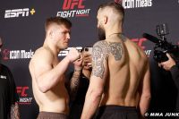 Результати зважування UFC Fight Night 254: Марвін Ветторі - Роман Долідзе 2