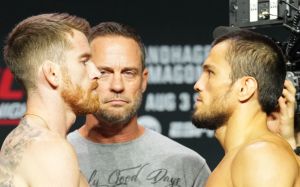 Умар Нурмагомедов переміг Корі Сандхагена в головній події UFC on ABC 7