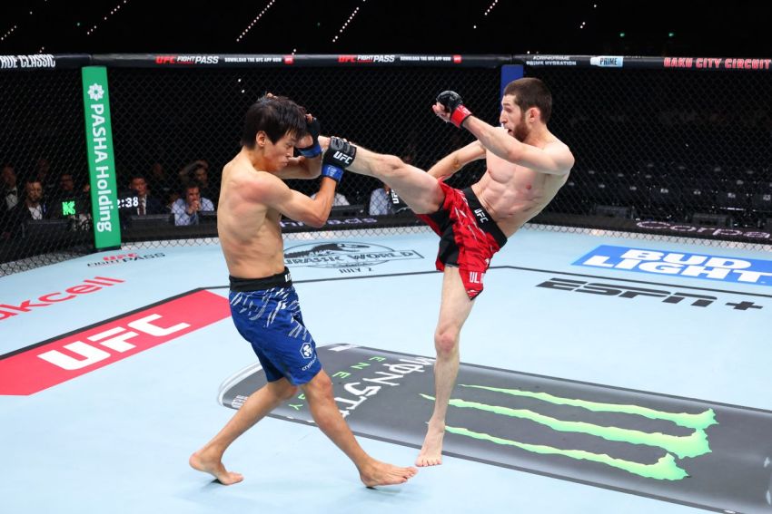 Відео бою Тагір Уланбеков - Азат Максум UFC on ABC 8