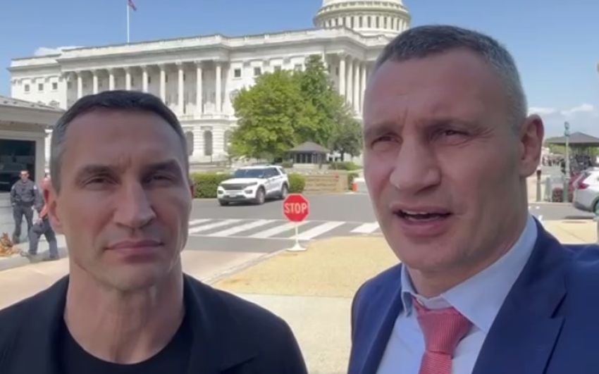 "Антипутінська коаліція має посилити допомогу Україні". Віталій та Володимир Клички перебувають у США з робочою поїздкою