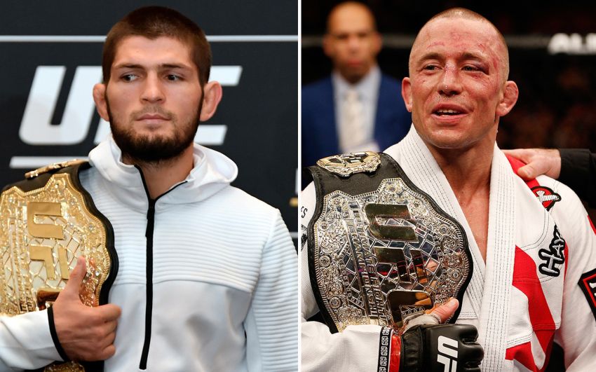 Джордж Сент-П'єр хоче побитися з Хабібом Нурмагомедовим на UFC Fight Pass Invitational