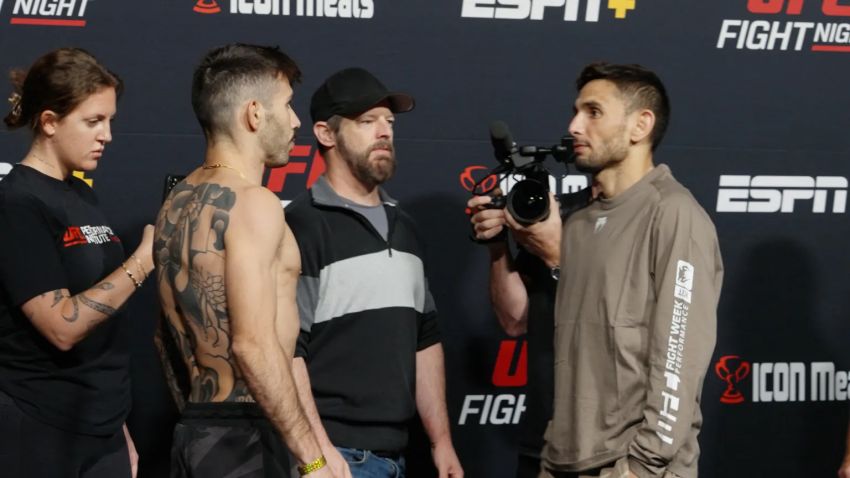 Результати зважування UFC on ESPN 55