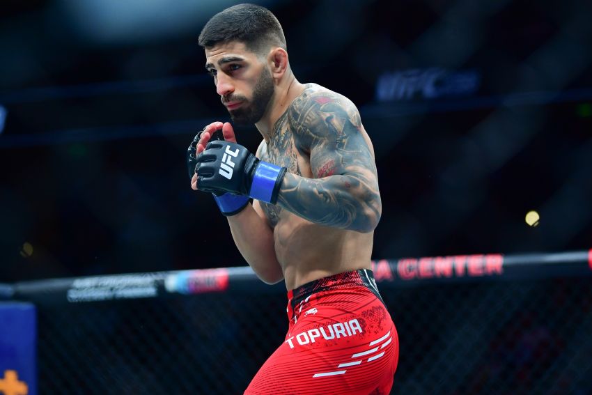 Ілія Топурія зізнався, що в UFC попросили його не говорити про перехід у напівсередню вагу