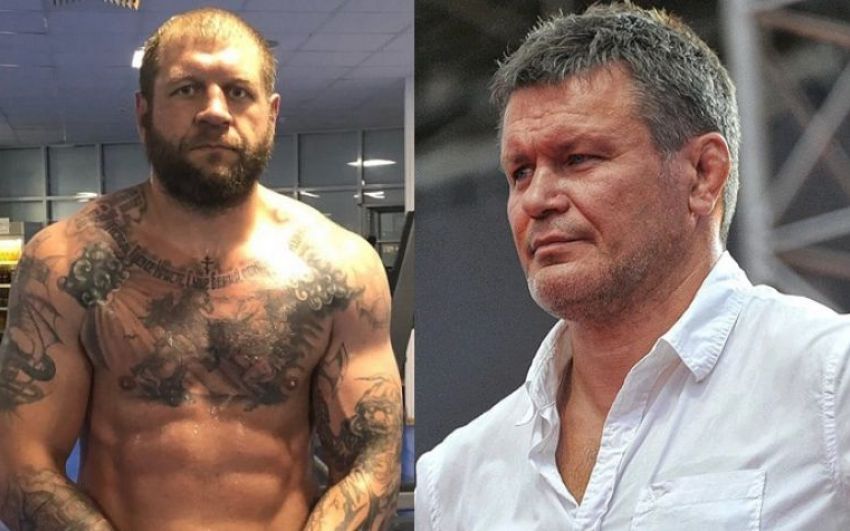 Олег Тактаров відреагував на обіцянку Ємельяненка побити його: "Однією рукою він може тримати тільки склянку горілки"