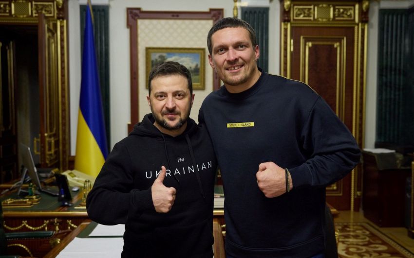Олександр Усик розповів, про що він розмовляв із Зеленським: "Тепло було"