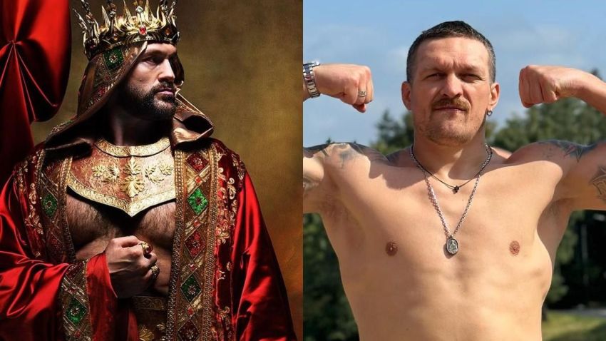 Олександр Усик звернувся до Тайсона Ф'юрі: "Ти король з голою дупою"