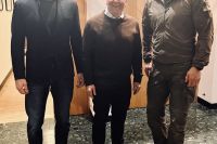 Брати Клички привітали міністра оборони Німеччини в Києві