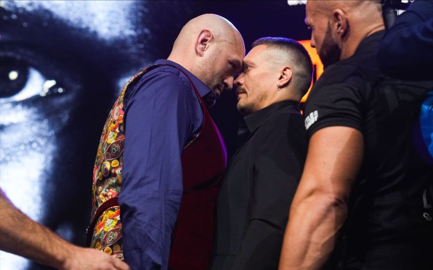 Олександр Усик розповів, чи поважає він Тайсона Ф'юрі