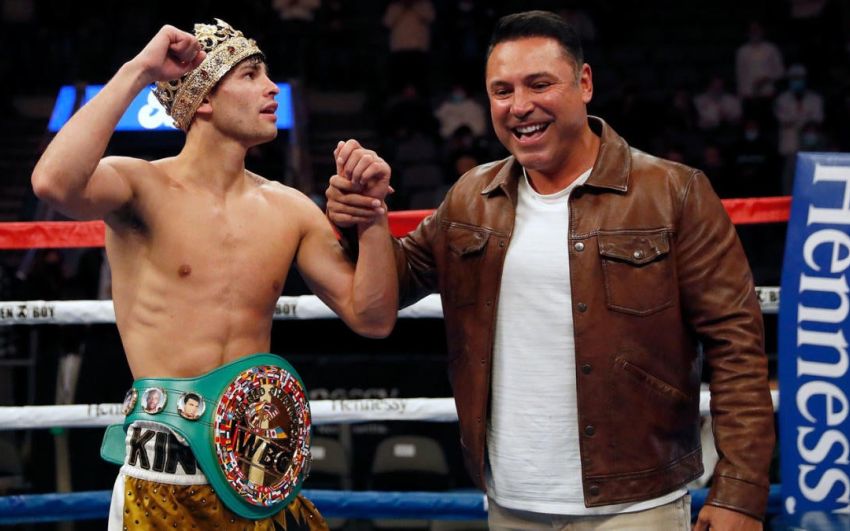 Оскар Де Ла Хойя поділився порадою з Раяном Гарсією перед боєм із Девісом