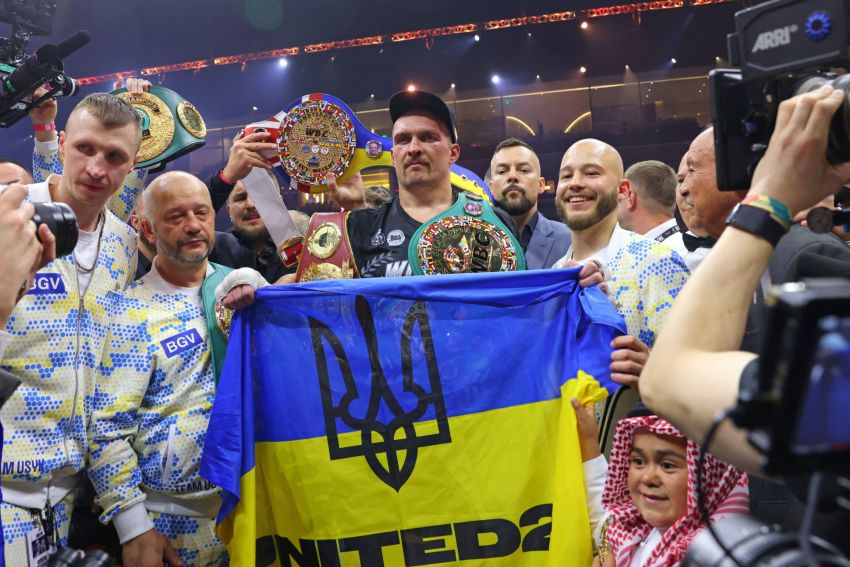 Асоціація письменників про бокс Америки назвала Олександра Усика Бійцем 2024 року